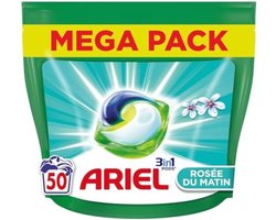 Ariel Original - Ochtenddauw - Wasmiddelcapsules - 3in1 Pods - Witte en Gekleurde Was - 50 Wasbeurten