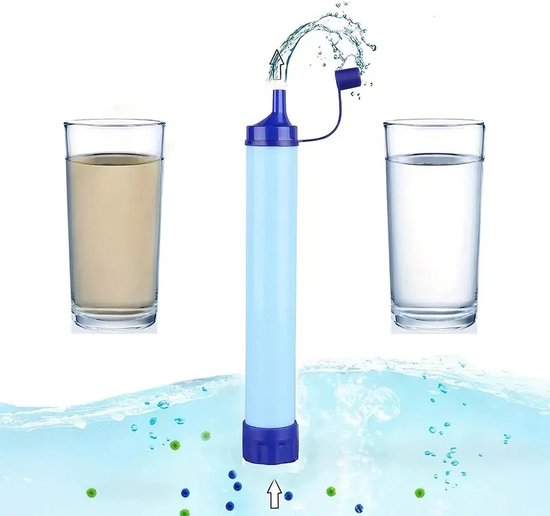 Paille Filtrante Portable – Filtre à Eau Extérieur – Survie Camping Randonnée