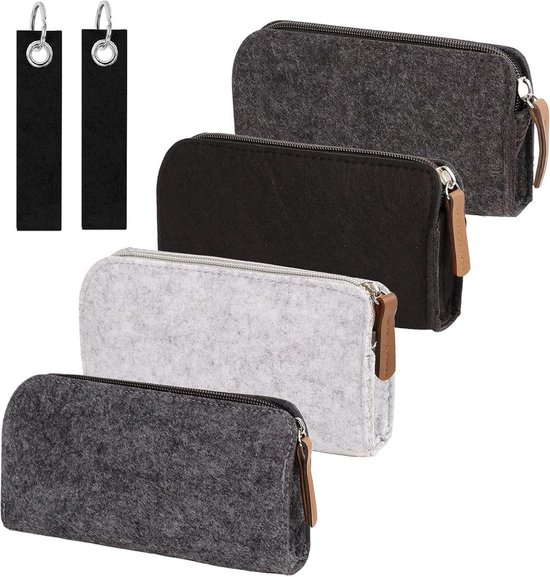 Multifunctionele Vilt Potlood Case Cosmetische Make-up
