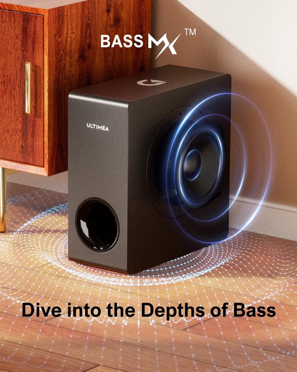 Stemily Soundbar met Subwoofer 200W Bluetooth 5.3 - afbeelding 2