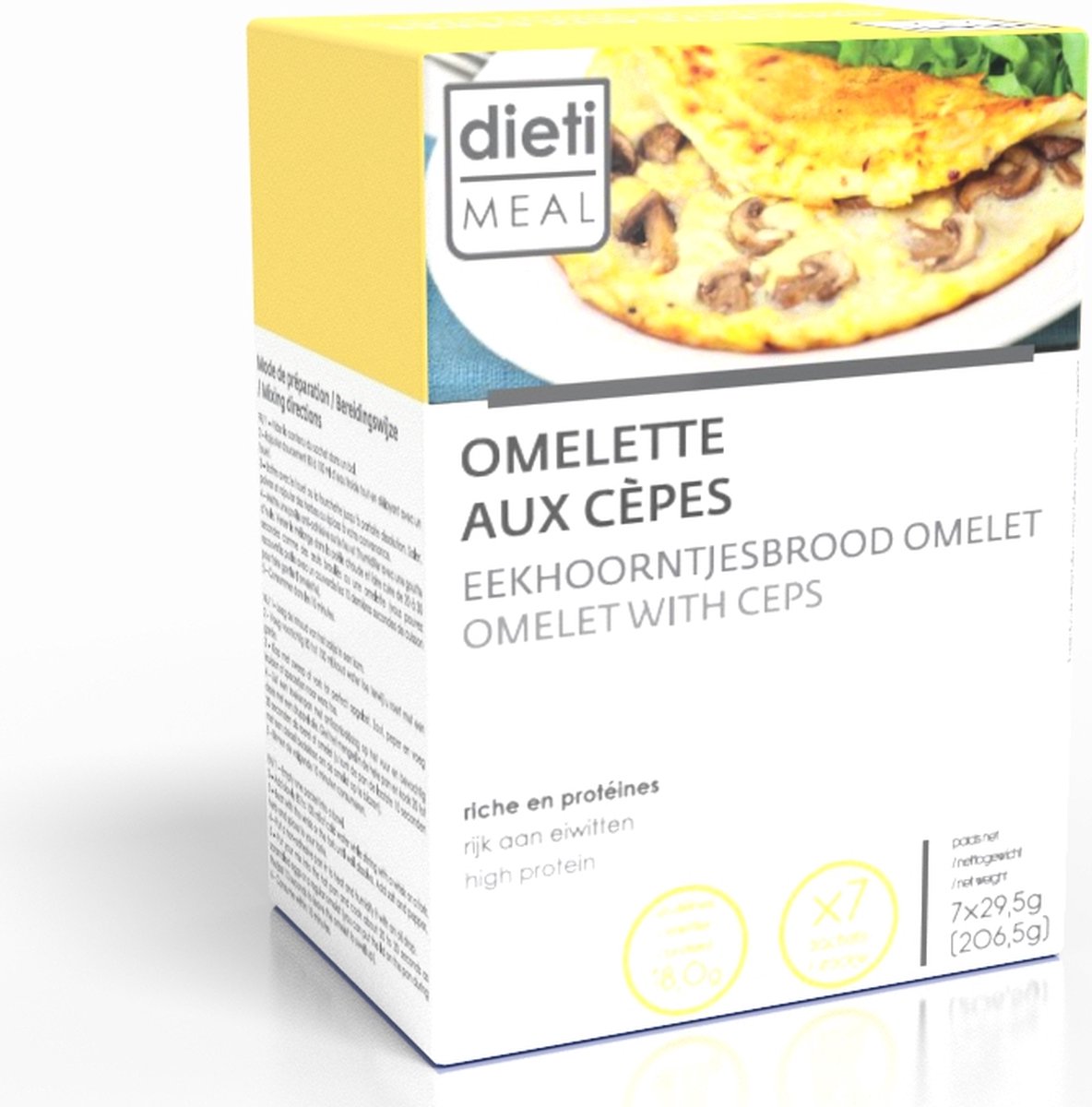 Goedkoopste Dieti Omelet Champignon - 7 stuks - Maaltijdvervanger