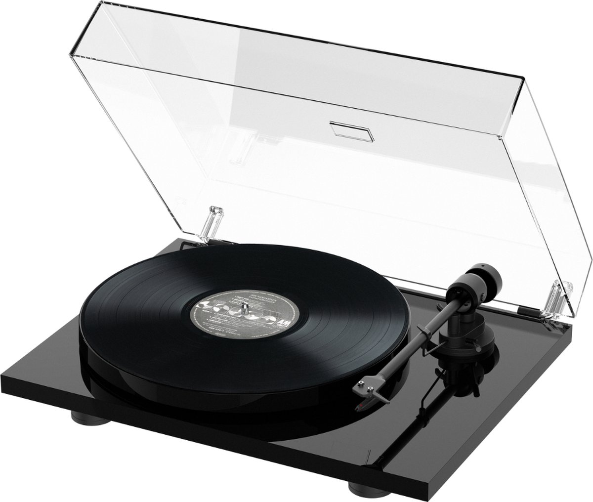 Pro-Ject True Hifi Stereo Set E Phono - Platenspeler - Stereo Versterker - Twee Boekenplank Speakers - Zwart/Zwart/Zwart thumbnail 2