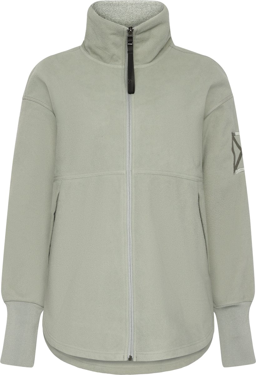 Didriksons RONJA WNS FULLZIP Dames Outdoorjas Wilted Leaf