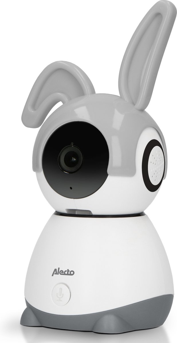 Afbeelding van Alecto Wifi Babyfoon met Camera en App - Full HD - Op afstand beweegbaar - Melding bij beweging en geluid - SMARTBABY10 - Wit