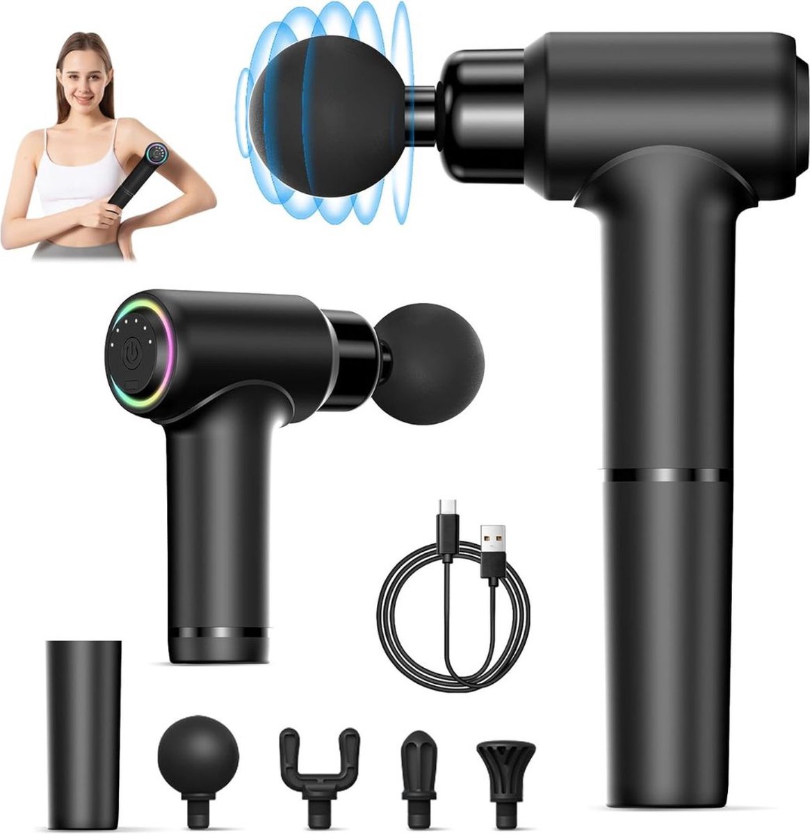 ApexArte® Massage Gun Professioneel - Massage Apparaat - Theragun