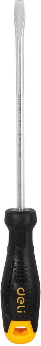 Deli Tools Platte Schroevendraaier 6x150mm EDL6261501 (Zwart) [Gereedschappen - Deli]