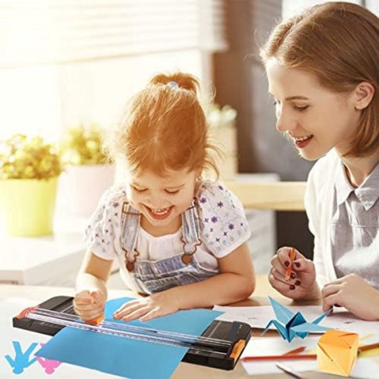 Papier Snijder Trimmer, Papier Hakker, 4-in-1 Tweezijdig Snijden