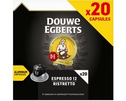 Douwe Egberts Espresso Ritretto - Intensiteit 12 - 20 capsules