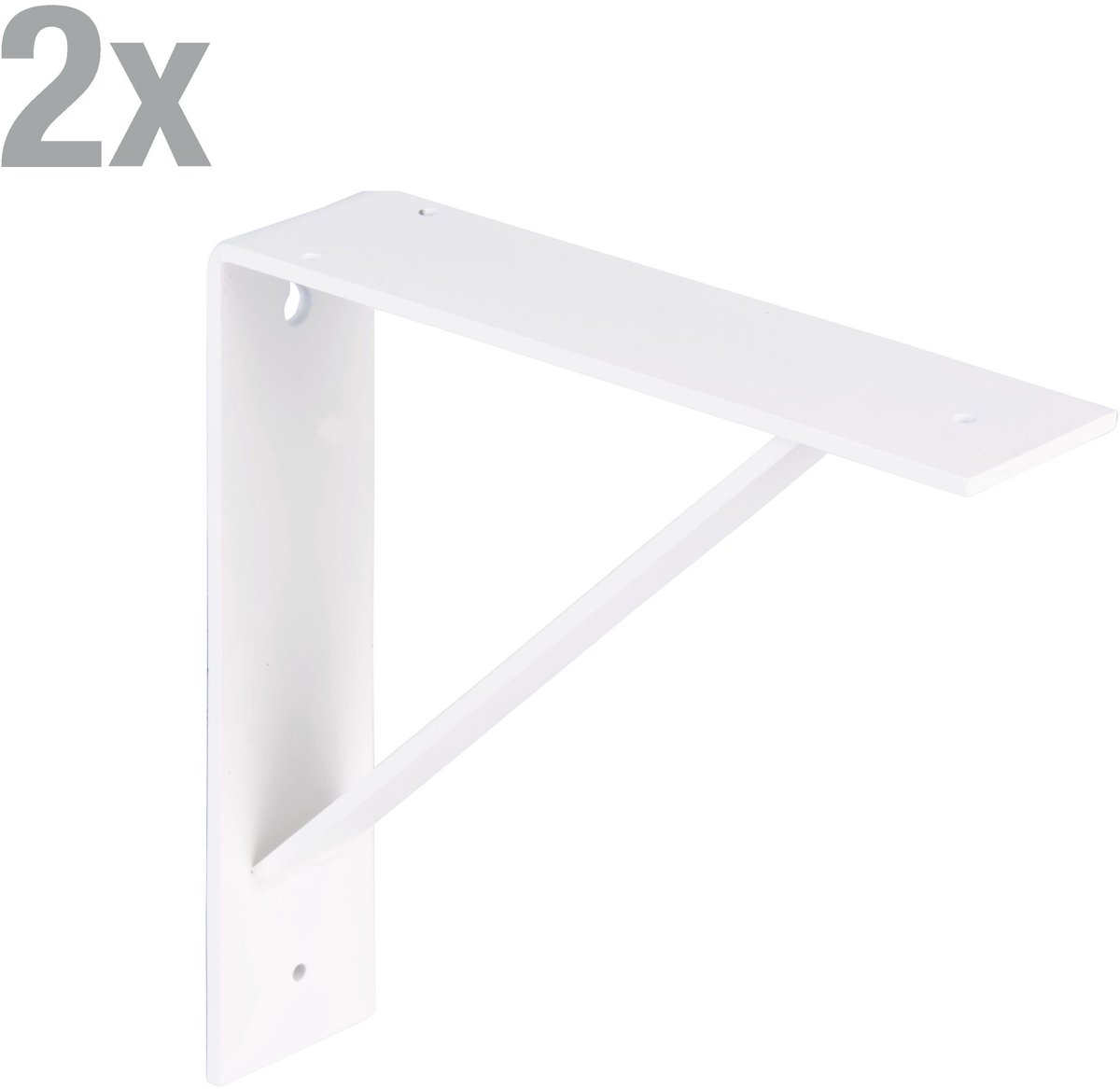 Alberts 869649 Plankdrager Sam | per paar | Plankdrager naar keuze in verschillende trendkleuren | Plankdrager per paar of afzonderlijk | Afmeting 205 x 205 x 50 mm