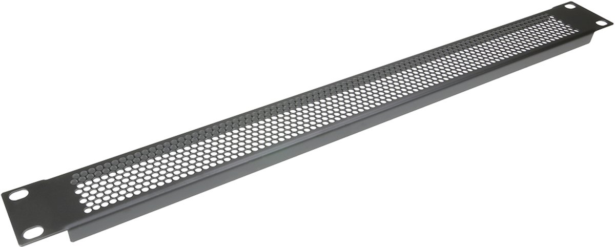 Penn Elcom R1286/1UVk frontplaat, staal, ventilatie, omgezet, 1 HE