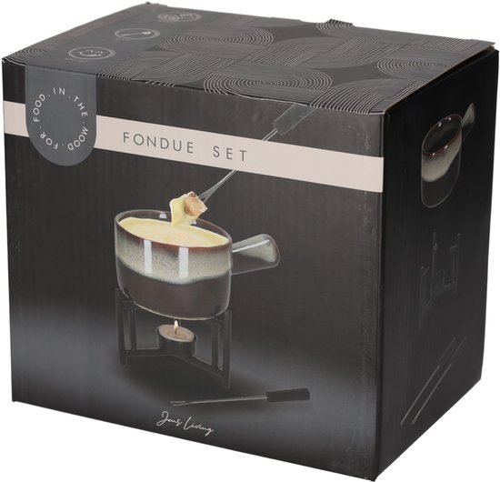 JENS Living Fondue Set Bordeaux — afbeelding 5