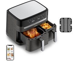Moulinex Dual Easy Fry EZ905B20 - Dubbele Airfryer - 8,3L
