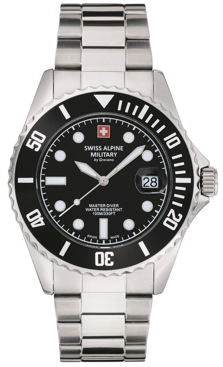 Swiss Alpine Military 7053.1137 Master Diver horloge