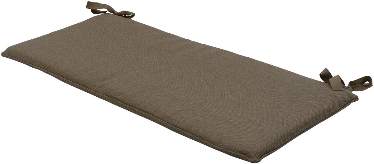 Bankkussen ca.(120)110x48cm Taupe canvas eco+