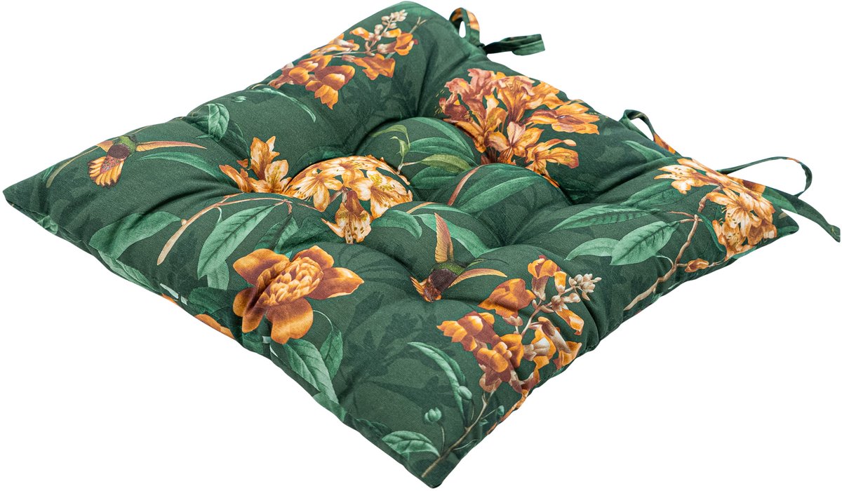 Toscane kussen ca.46x46cm Lua green