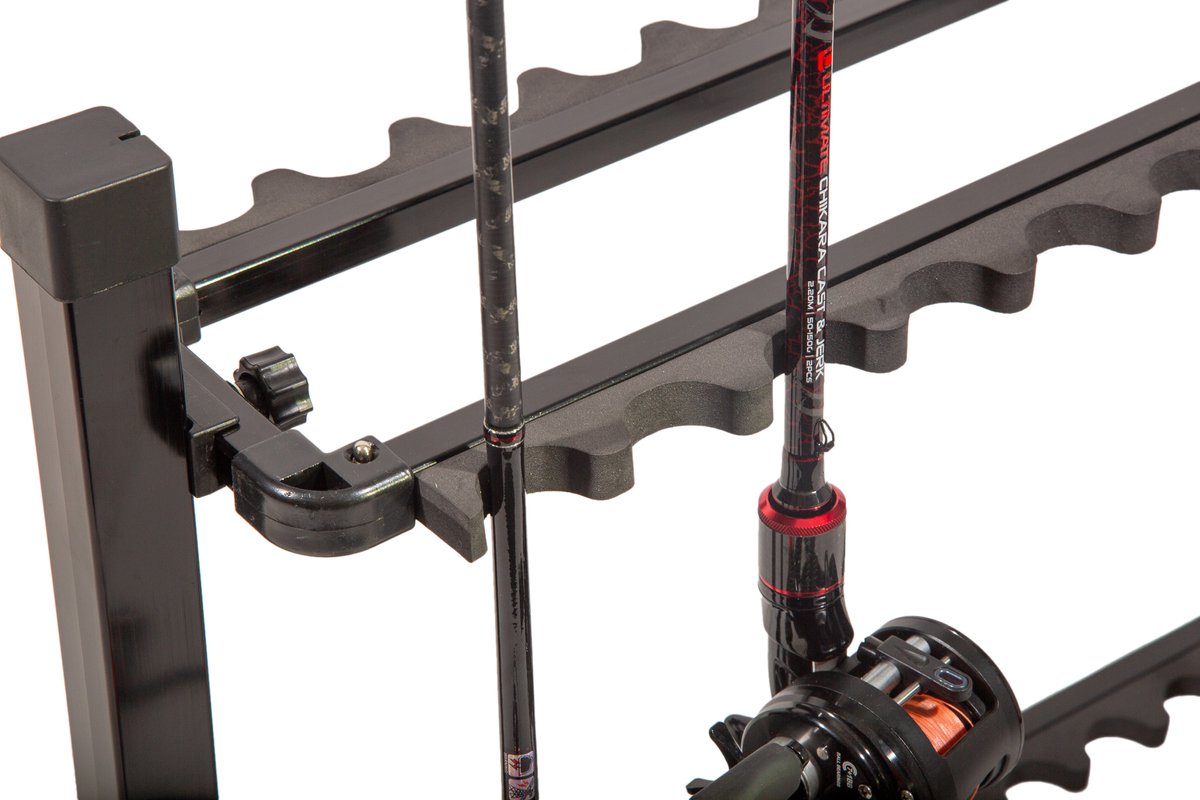 Ultimate Aluminium Rod Stand 12 Rod | Hengelrek