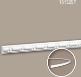 Cimaise 151329F Profhome Moulure décorative flexible style Néo-Classicisme blanc 2 m