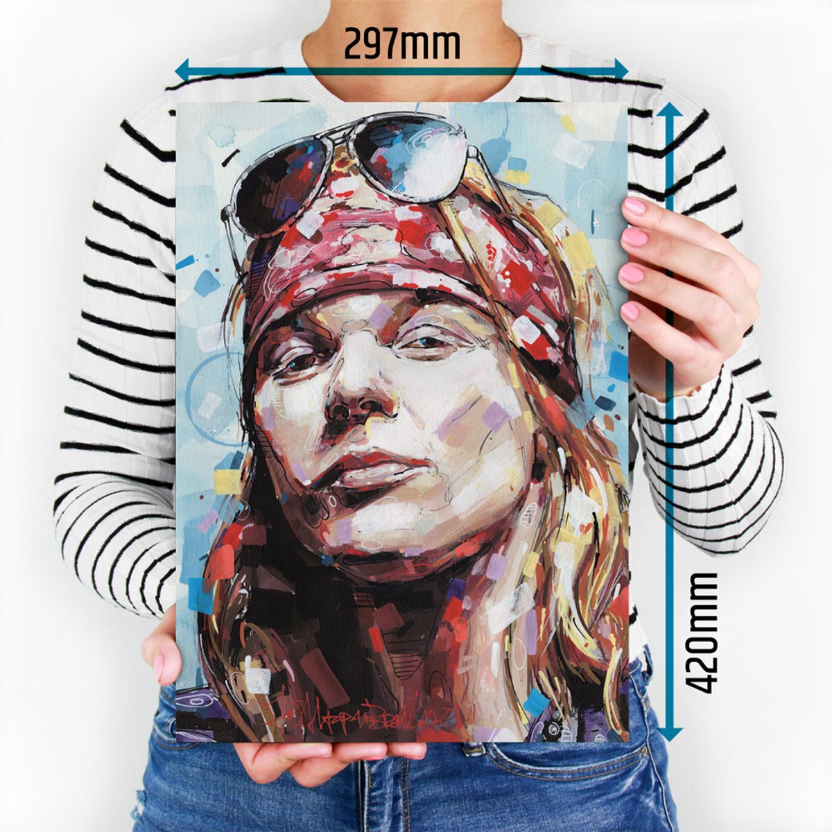 Hardrock poster 29,7x42 cm (A3)