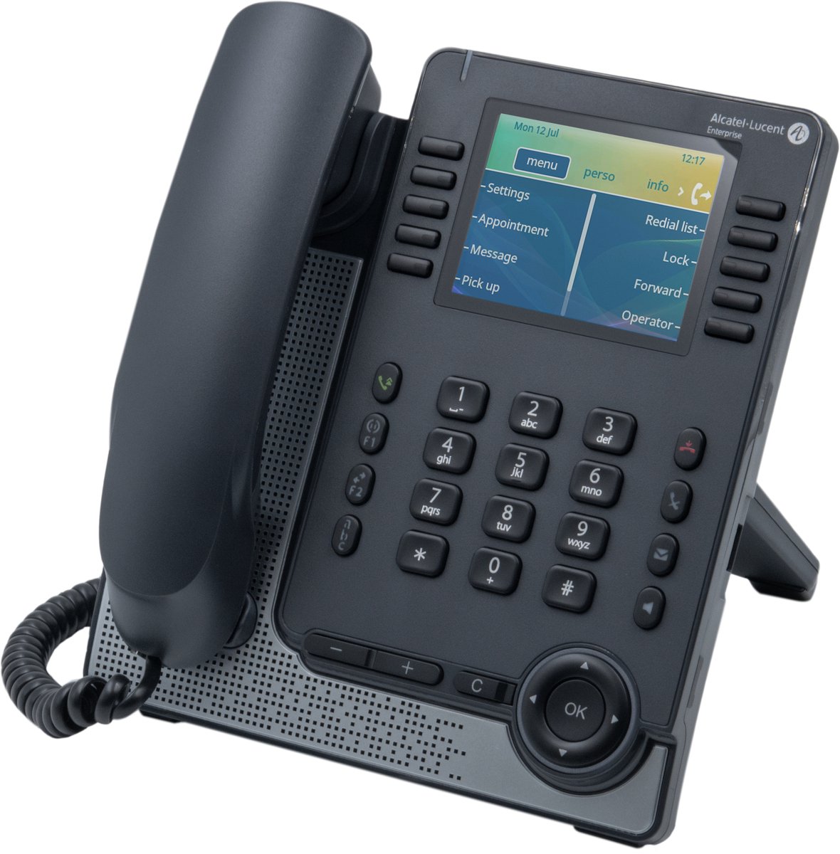 Alcatel-Lucent Enterprise ALE-30h Essential DeskPhone - VoIP/Digitaltelefon - dreiweg Anruffunktion - SIP - Grau