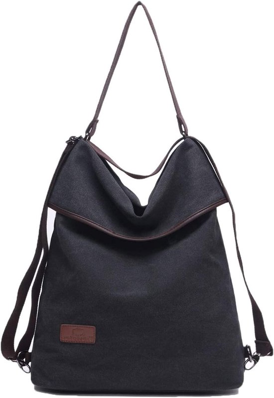 Sunsa schoudertas vintagestijl canvas – Ditha Bonita