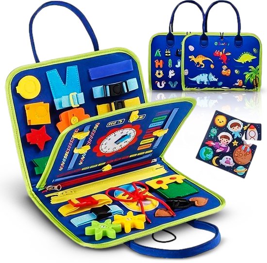 Speelgoed - Speelgoed 2 Jaar Jongens - Speelgoed 3 Jaar - Blauw - Montessori - Montessori Speelgoed - Educatief Speelgoed 1 Jaar - Educatief Speelgoed 2 Jaar - Educatief Speelgoed 3 Jaar - Ik Leer - Kinderspeelgoed - Kerstcadeau - Christmas - Cadeau