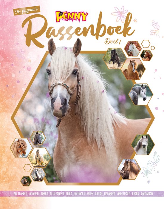 Penny Rassenboek Deel 1 - Paarden boeken - Paardenboek - Rassenboek - Paarden - Paarden Spullen - Leesboek Paarden - Paard - Pony - Veulen - Vakantieboek