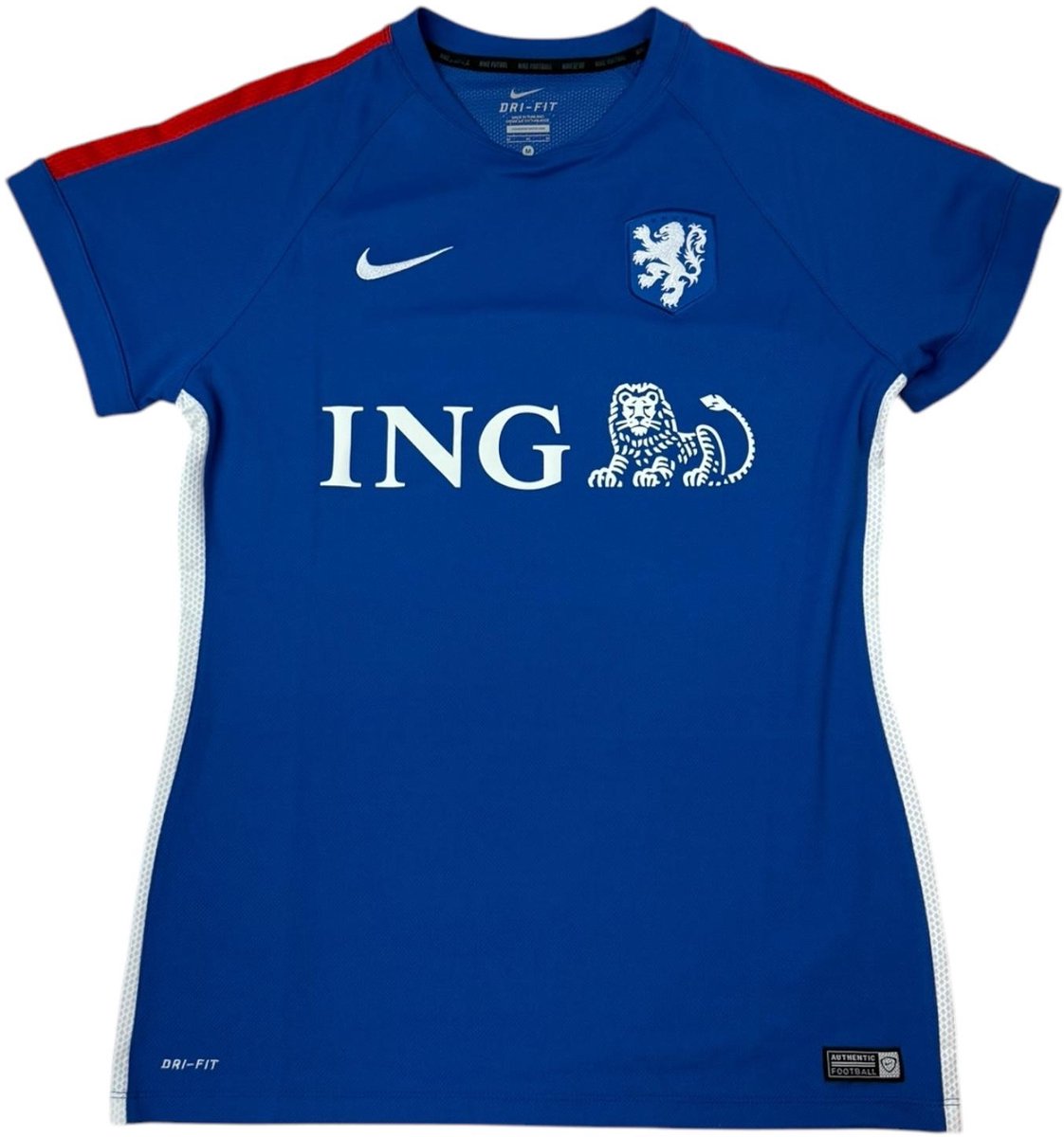 Nike - Nederland - Sportshirt - Dames - Blauw/Wit - Maat M