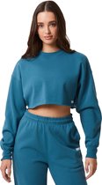 Pull ras du cou oversize court Studio pour femme de Björn Borg - bleu