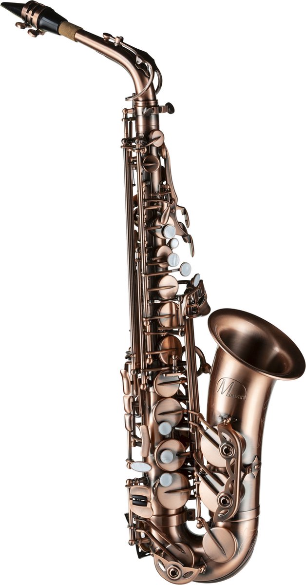 Monzani MZAS-433 Alt Saxophon Antique red copper - Altsaxofoon
