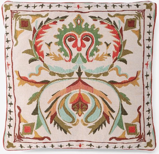 Multicolour jacquard kussen