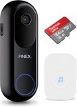 Draadloze Wifi Deurbel Met Camera 1280P HD Wijde Hoek-Inclusief