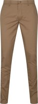 Suitable Plato Chino broek Khaki - Maat 50 - Heren - Mannen broeken