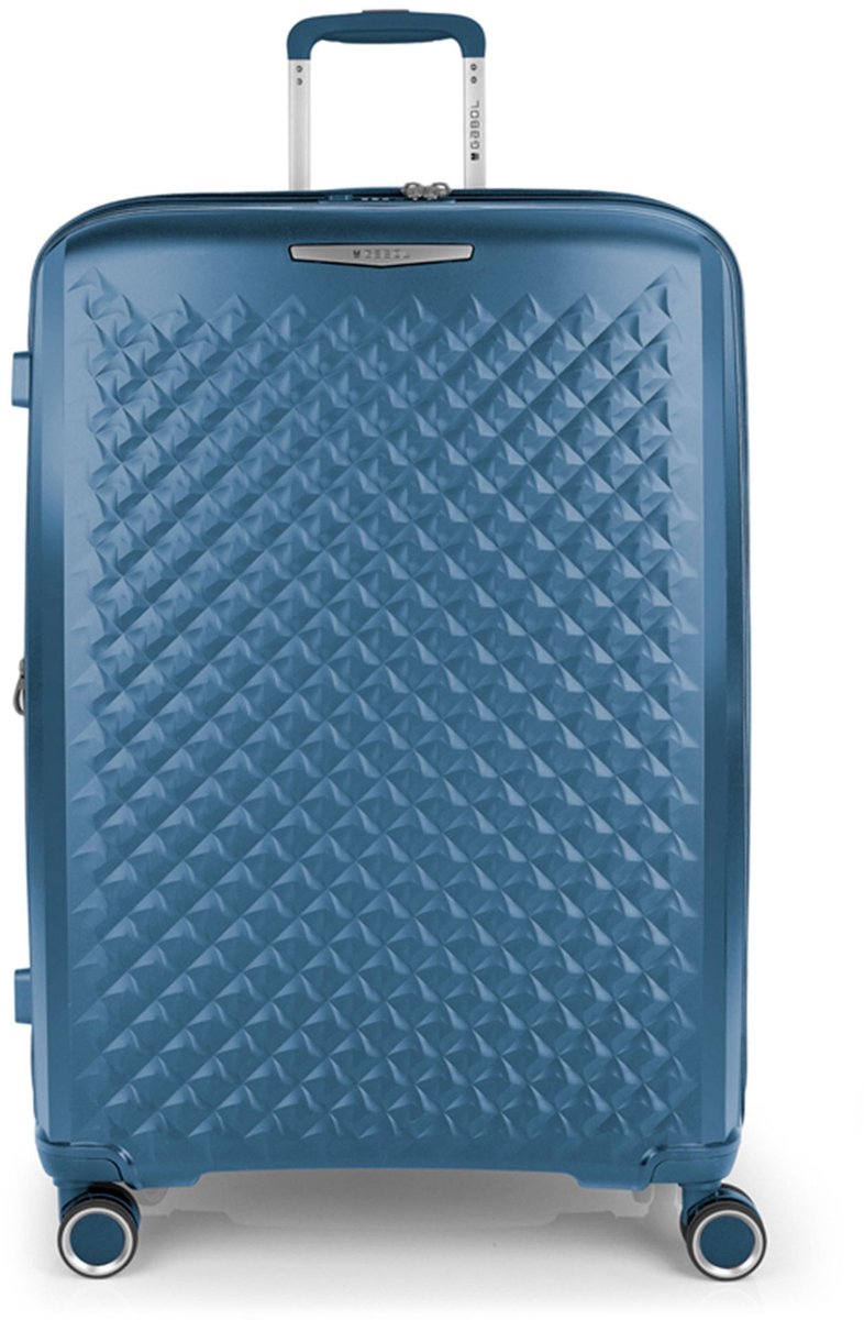 Gabol Queens 4 wielen Trolley L 75 cm met uitbreidingsplooi - Harde bagage - TSA slot - azul