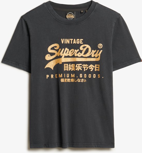 T-shirt Femme Superdry VL METALLIC RELAXED TEE