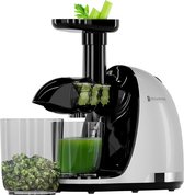 Bol.com KitchenBrothers Slowjuicer - Juicer - Groenten en Fruitpers - 700ml - Met Pulpreservoir - Juice Maker - Wit aanbieding