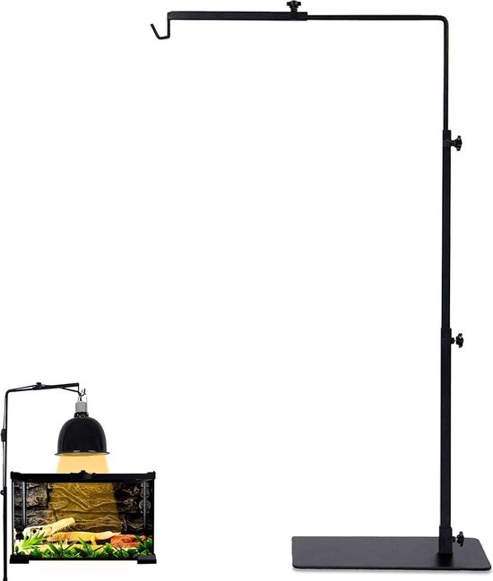 AMZTEMU Reptiel Lamp Stand, Reptiel warmte lamp houder