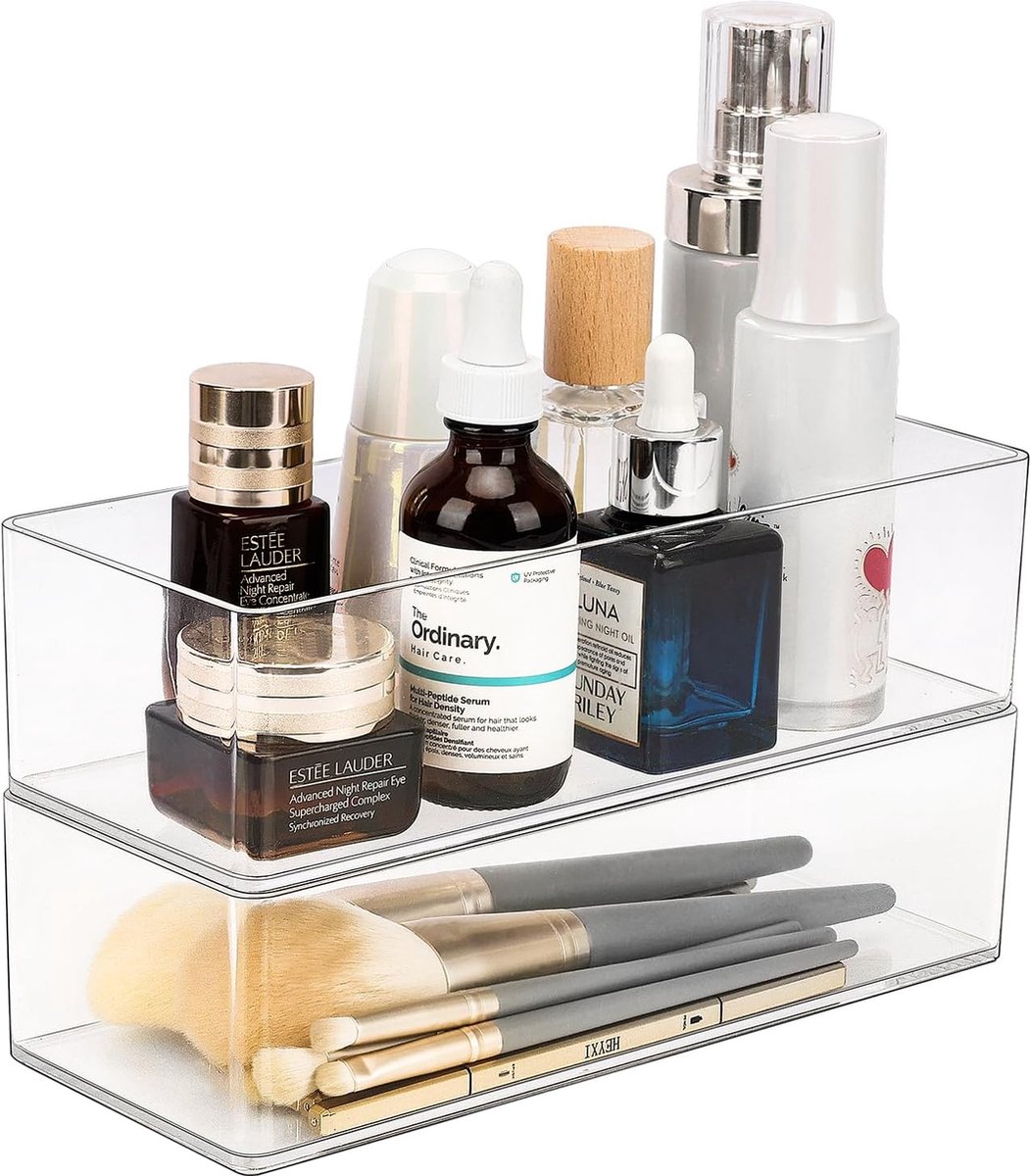 Goodivery ® Transparante Acryl Lade Organizer voor Make-up, Cosmetica en Sieraden