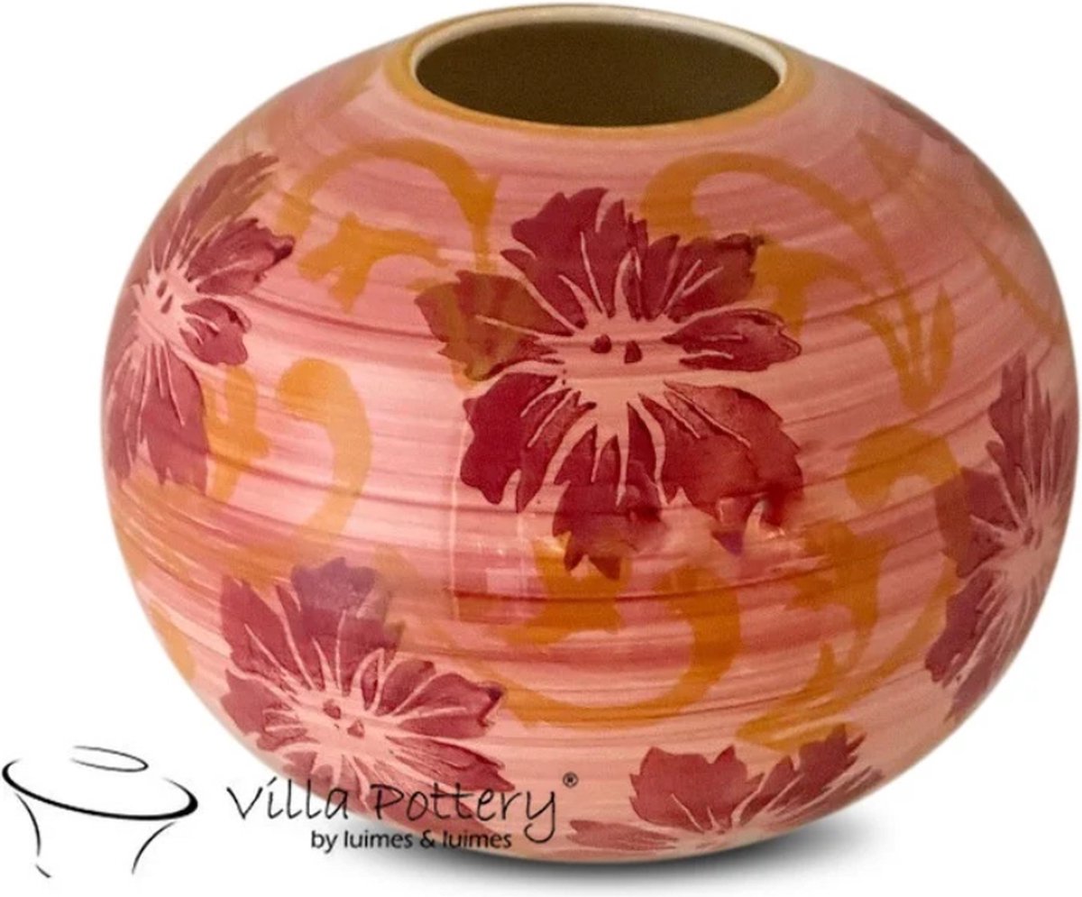 Irishflowers Vaas - Villa Pottery - Decoratie - Woondecoratie - Keramiek - Bloom 7_1 Roze