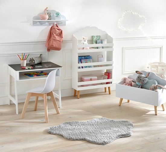 Chaise haute Atmosphera Kids Mini Baya - 55x31x39cm - Wit