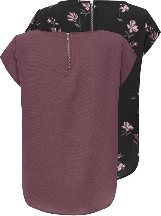 Only T-Shirt Femme ONLVIC bequem Multicolore 40