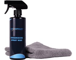 Auto Gepolijst Keramische Spray Wax + Microvezeldoek - Ceramic Coating Auto - Auto Wax - Ceramic Seal