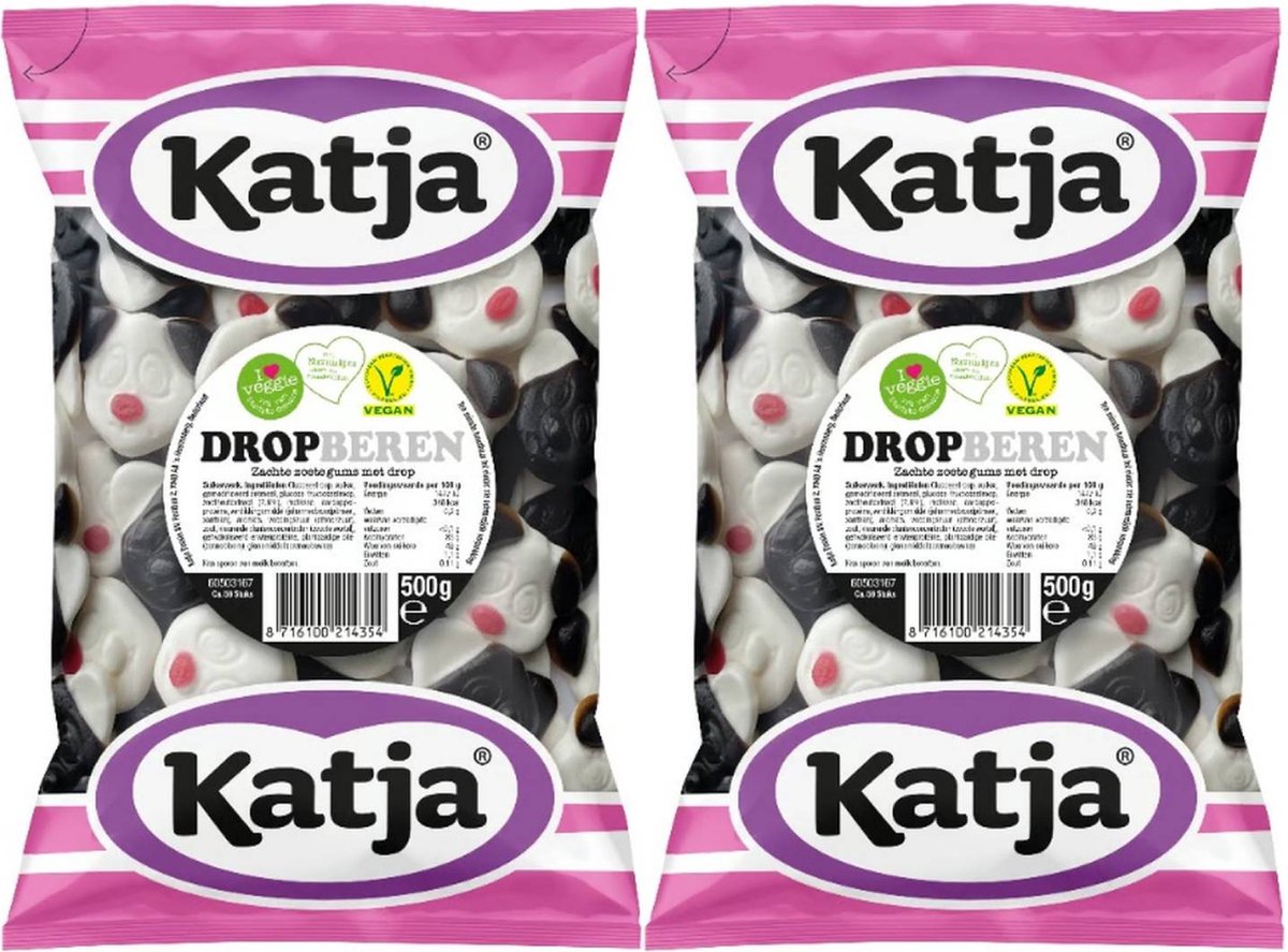 Katja - Dropberen - 1 Kilo - 2x500 Gram