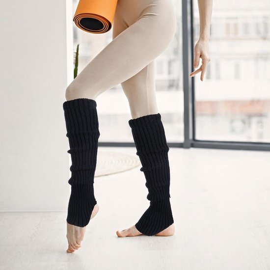 WOLLEN ALPACA gebreide lange beenwarmers met hak warme dans teenslippers sport yoga sokken laarstoppers voor dames zwart wit grijs roze - België WOLLEN ALPACA gebreide lange beenwarmers met hak warme dans teenslippers sport yoga sokken laarstoppers voor dames zwart wit grijs roze - België