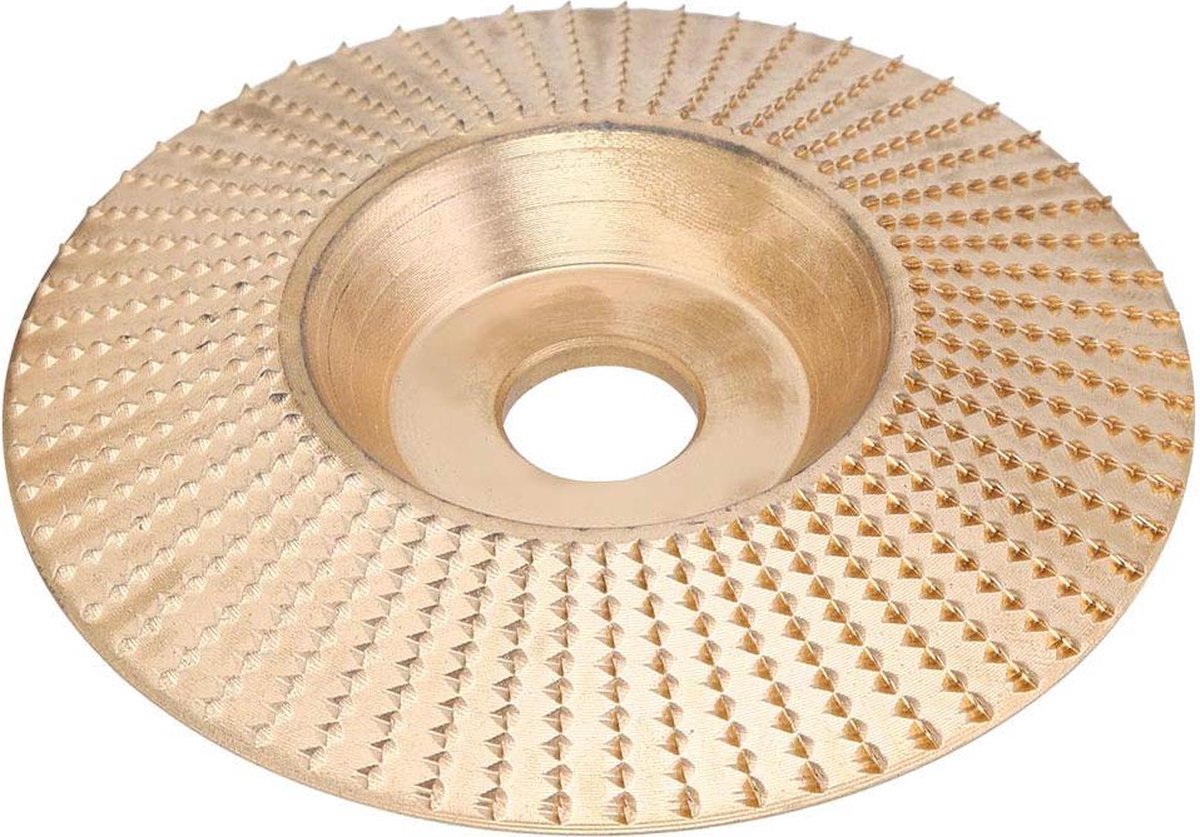 Houtsnijschijf 100 Mm Goud - Geschikt Voor Hout Niet-Metalen Materialen .