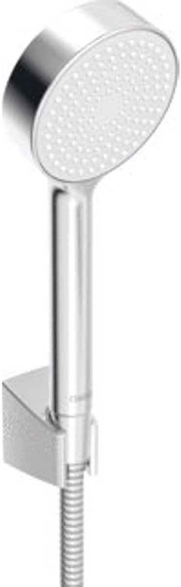 Hansa Hansabasicjet badset handdouche 1 jet D95 mm wanddouchehouder antikalktechnologie doucheslang 1500 mm verchroomd