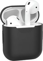 Studio Air® Original Airpods Hoesje Siliconen Case - Soepel Airpod Hoesje - Zwart