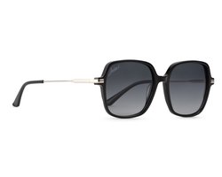 Jackie L Cannes ZO-0255A zwart-gloss – grijs dégradé polarised TAC – UV400
