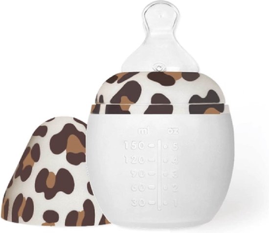 Élhée Siliconen Babyfles 150ml Leopard van Elhée — afbeelding 5