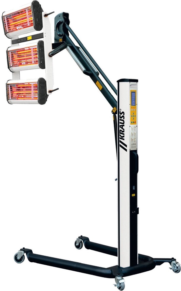 KRAUSS 300AX Infrarood Lakdroger met 3 cassettes - 3300 Watt