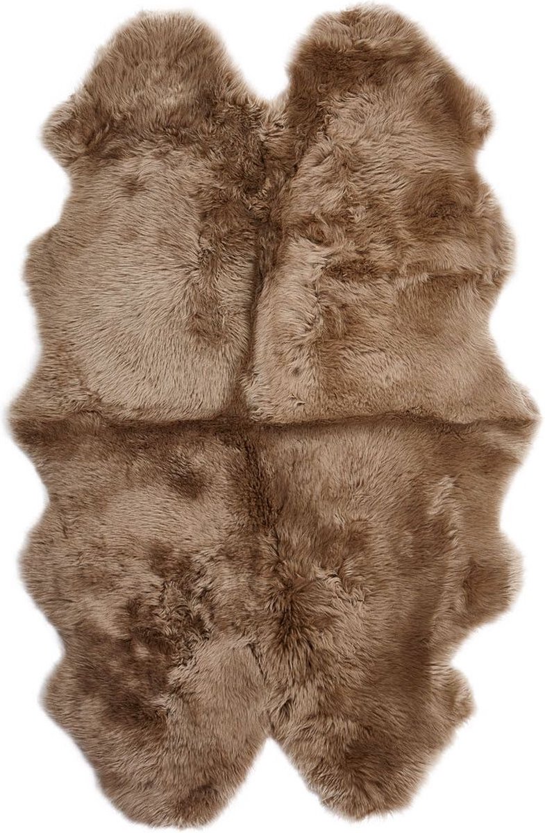 Sheepskin House - 4 Dubbele Nieuw- Zeelandse schapenvacht - Langharig - Kleed 180x110 cm